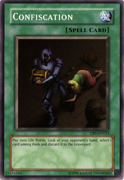 Confiscation DB1-EN023 card from Dark Beginning 1