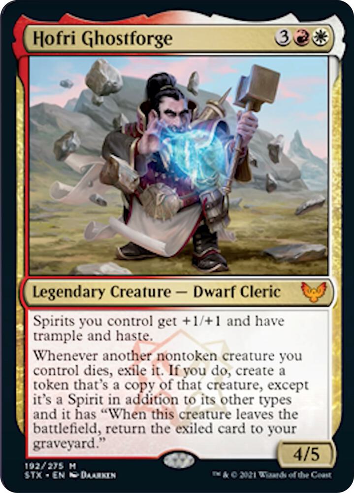 Hofri Ghostforge 192 card from Strixhaven: School of Mages