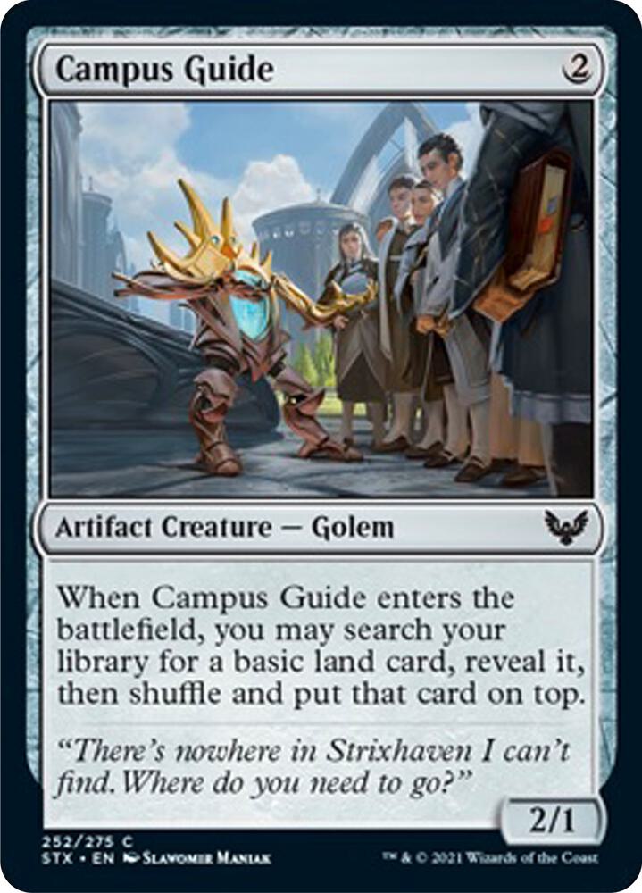 Campus Guide 252 card from Strixhaven: School of Mages