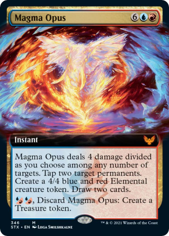 Magma Opus (Extended Art) 346 card from Strixhaven: School of Mages