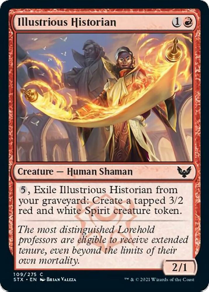 Illustrious Historian 109 card from Strixhaven: School of Mages
