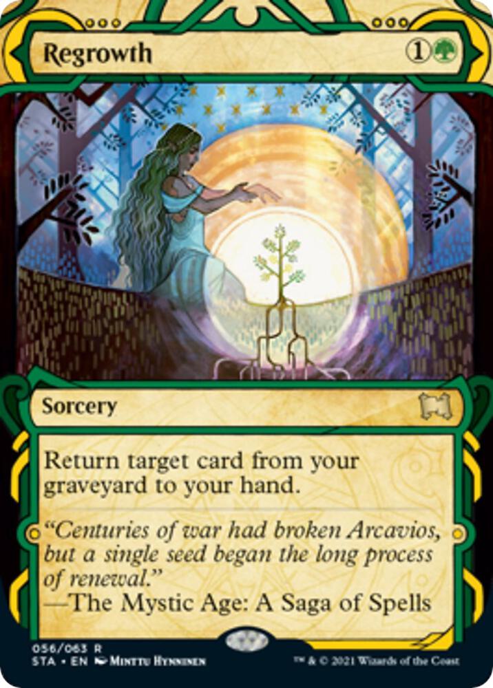 Regrowth 56 card from Strixhaven: Mystical Archive