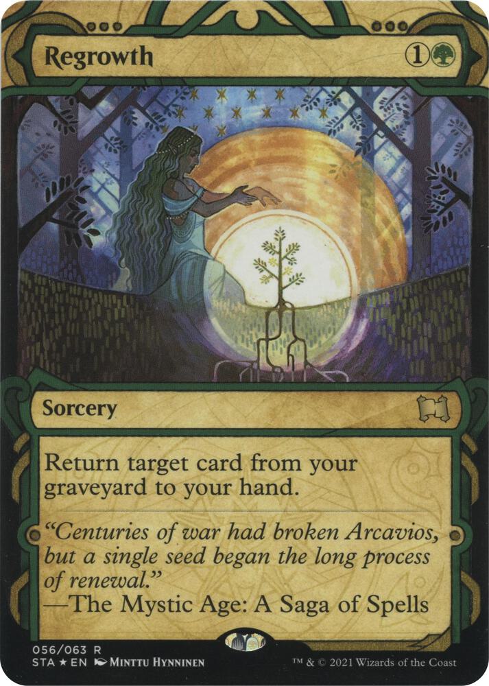 Regrowth (Foil Etched) 56 card from Strixhaven: Mystical Archive