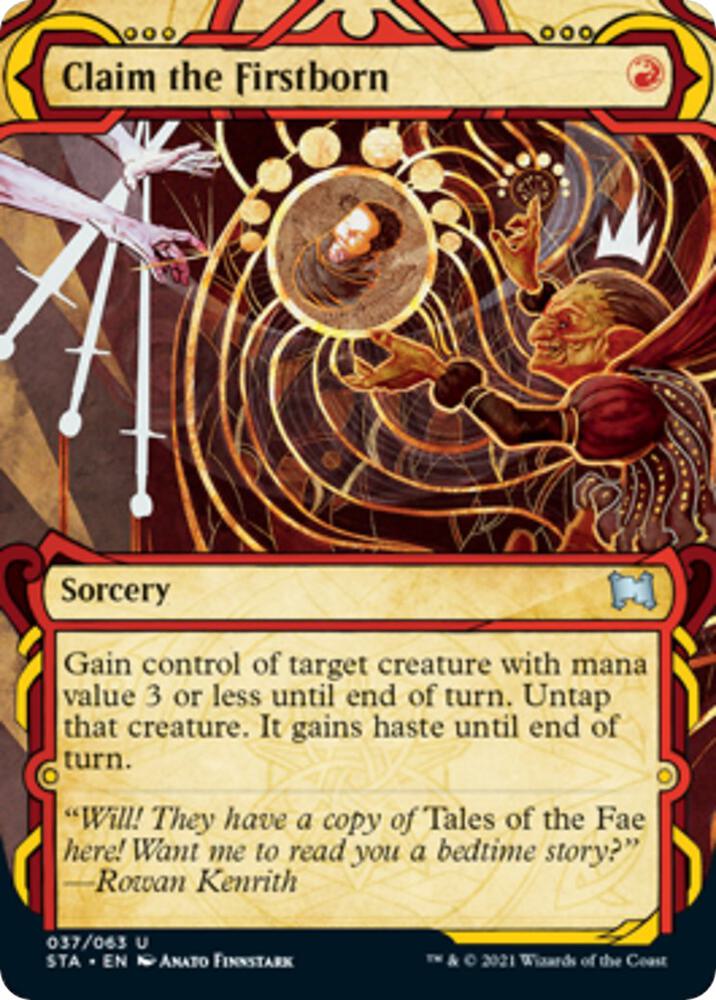 Claim the Firstborn 37 card from Strixhaven: Mystical Archive