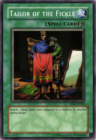 Tailor of the Fickle DB1-EN026 card from Dark Beginning 1