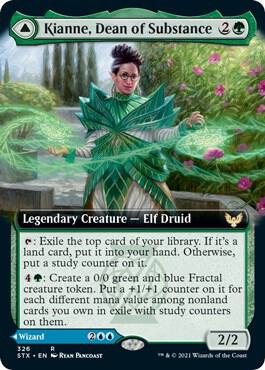 Kianne, Dean of Substance (Extended Art) 326 card from Strixhaven: School of Mages
