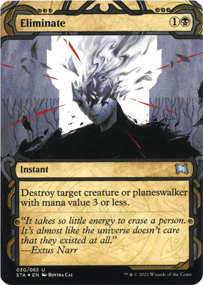 Eliminate (Foil Etched) 30 card from Strixhaven: Mystical Archive