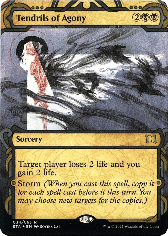 Tendrils of Agony (Foil Etched) 34 card from Strixhaven: Mystical Archive