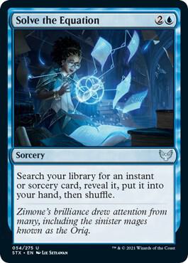 Solve the Equation 54 card from Strixhaven: School of Mages