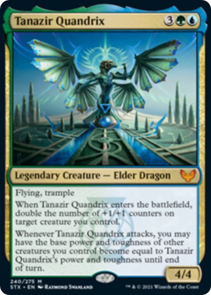 Tanazir Quandrix 240 card from Strixhaven: School of Mages