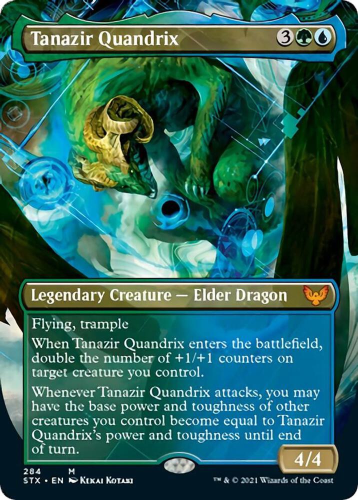 Tanazir Quandrix (Borderless) 284 card from Strixhaven: School of Mages
