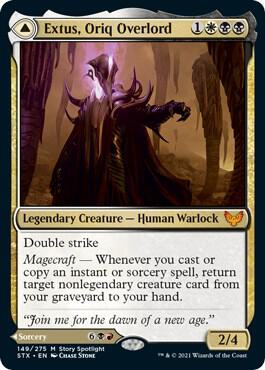 Extus, Oriq Overlord 149 card from Strixhaven: School of Mages