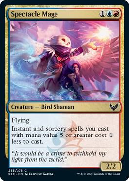Spectacle Mage 235 card from Strixhaven: School of Mages