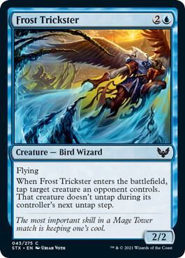 Frost Trickster 43 card from Strixhaven: School of Mages
