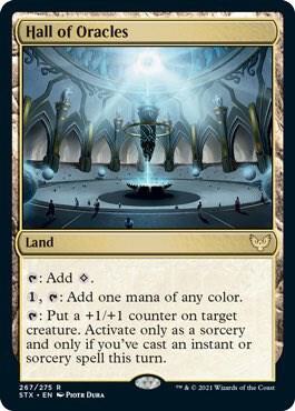 Hall of Oracles 267 card from Strixhaven: School of Mages