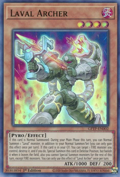 Laval Archer GFTP-EN002 card from Ghosts From the Past