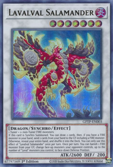 Lavalval Salamander GFTP-EN003 card from Ghosts From the Past