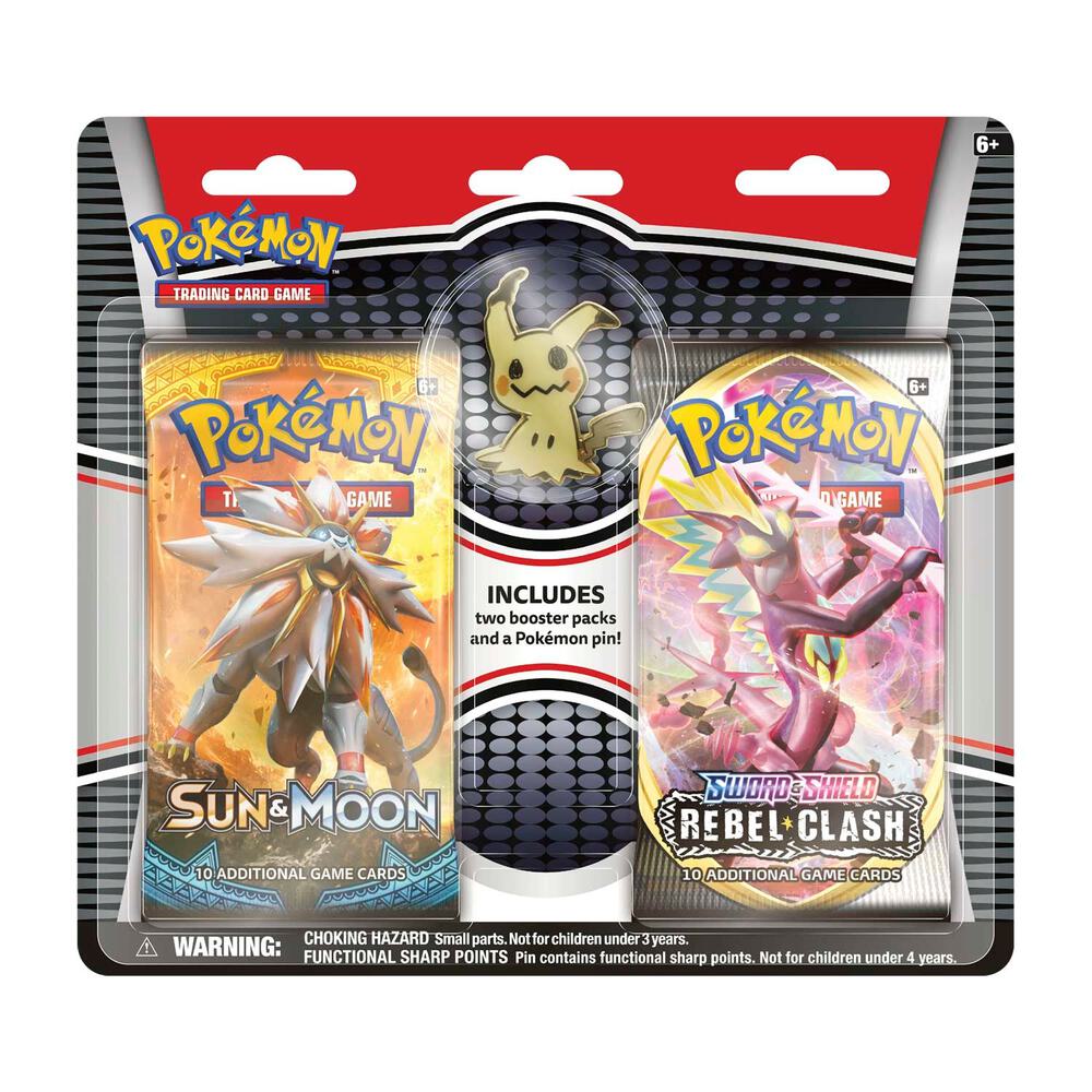 Collector's Pin Two Pack Blisters [Mimikyu] card from Miscellaneous Cards & Products