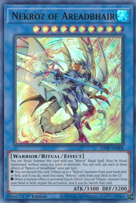 Nekroz of Areadbhair GFTP-EN008 card from Ghosts From the Past