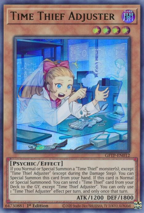 Time Thief Adjuster GFTP-EN012 card from Ghosts From the Past
