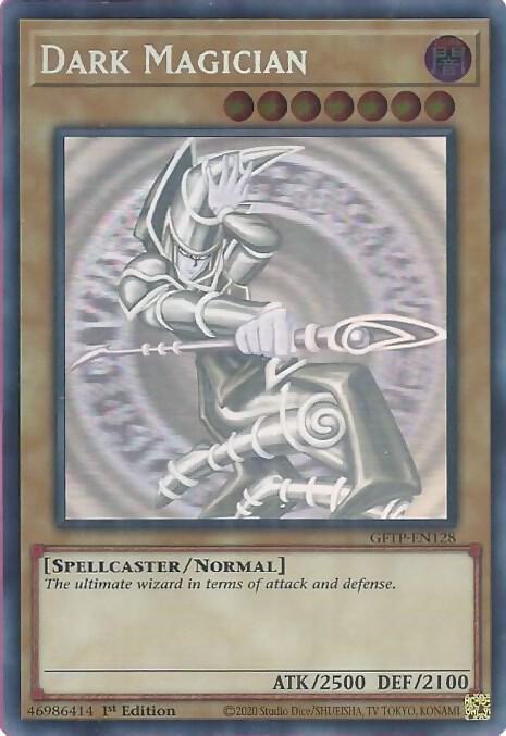 Dark Magician (Ghost Rare) GFTP-EN128 card from Ghosts From the Past