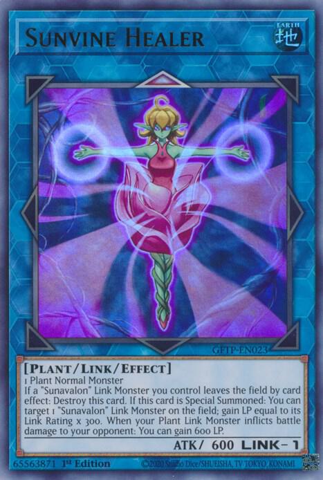 Sunvine Healer GFTP-EN023 card from Ghosts From the Past