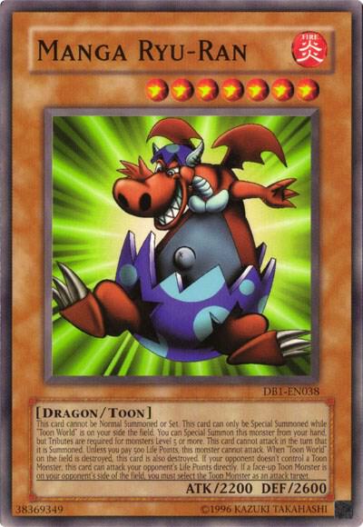 Manga Ryu-Ran DB1-EN038 card from Dark Beginning 1