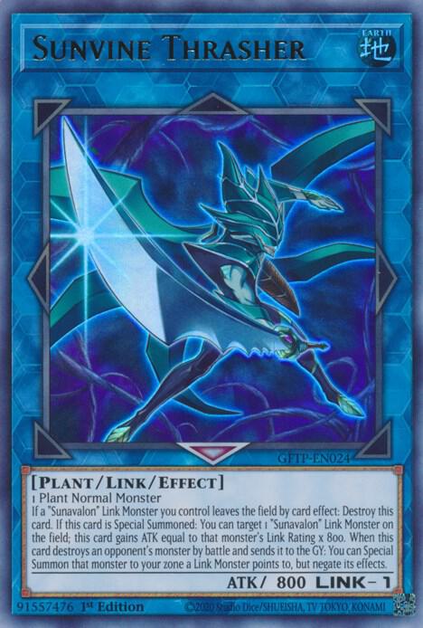 Sunvine Thrasher GFTP-EN024 card from Ghosts From the Past