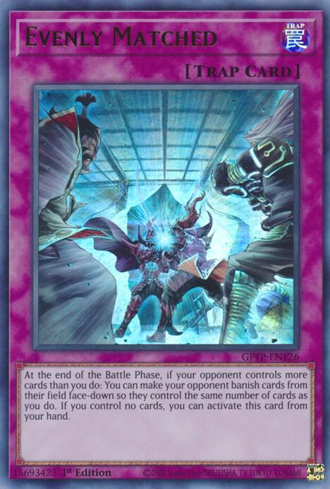 Evenly Matched GFTP-EN126 card from Ghosts From the Past