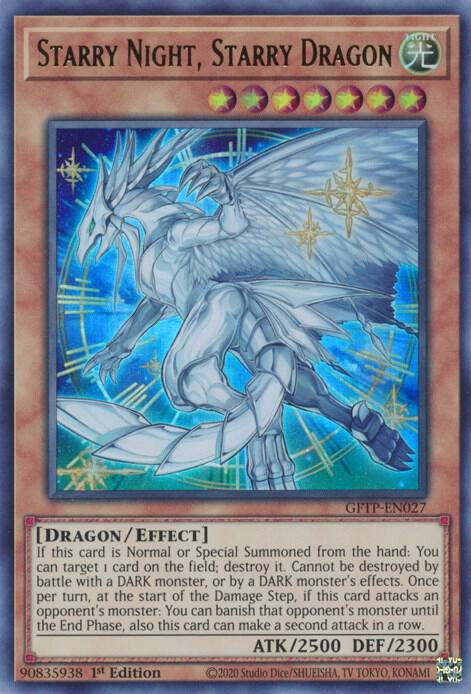 Starry Night, Starry Dragon GFTP-EN027 card from Ghosts From the Past