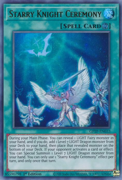 Starry Knight Ceremony GFTP-EN033 card from Ghosts From the Past