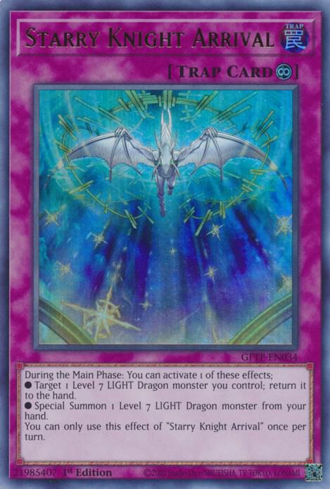Starry Knight Arrival GFTP-EN034 card from Ghosts From the Past