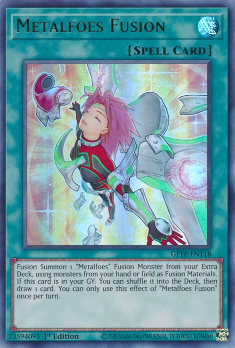 Metalfoes Fusion GFTP-EN118 card from Ghosts From the Past