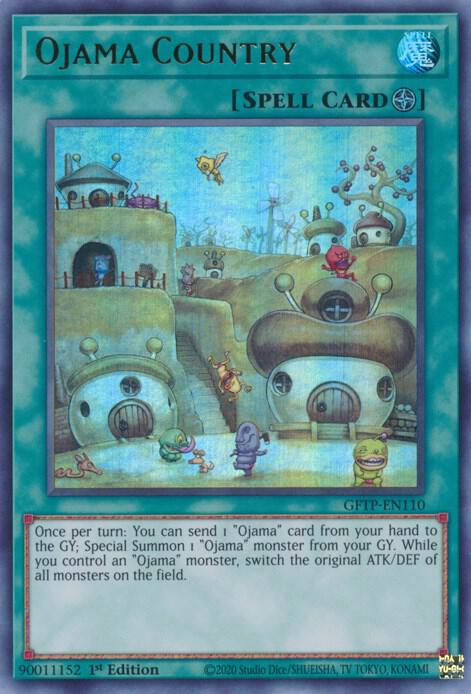 Ojama Country GFTP-EN110 card from Ghosts From the Past