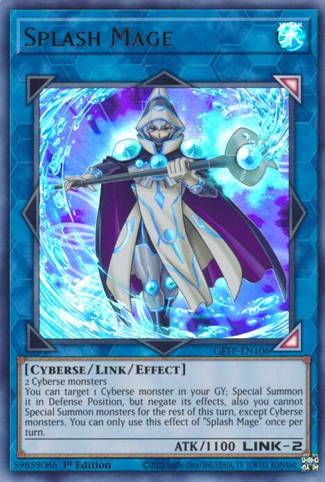 Splash Mage GFTP-EN106 card from Ghosts From the Past