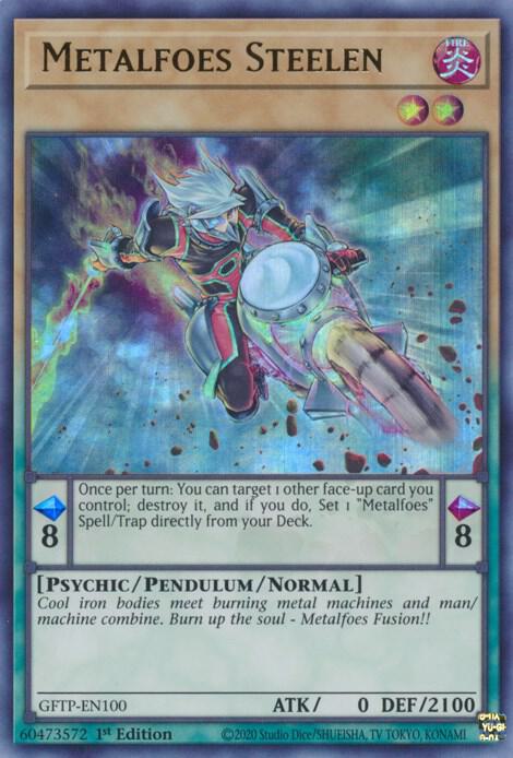 Metalfoes Steelen GFTP-EN100 card from Ghosts From the Past
