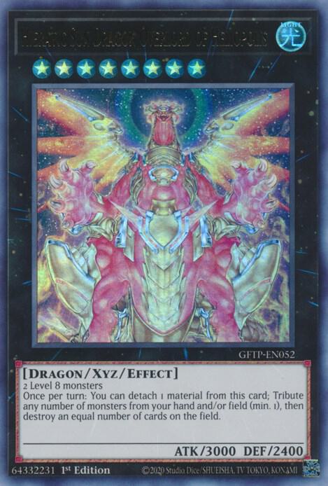 Hieratic Sun Dragon Overlord of Heliopolis GFTP-EN052 card from Ghosts From the Past