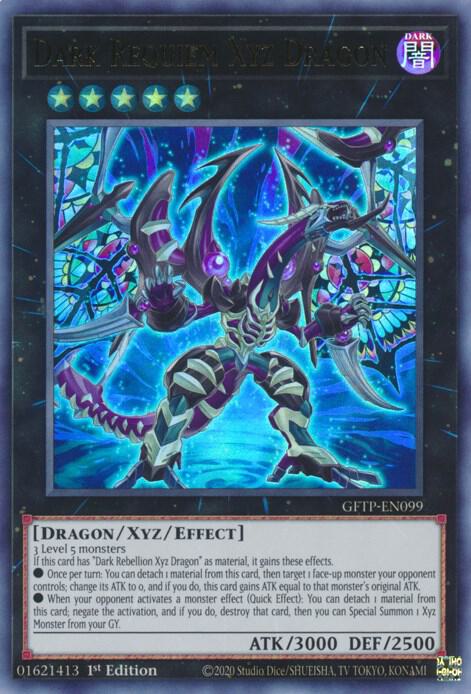 Dark Requiem Xyz Dragon GFTP-EN099 card from Ghosts From the Past