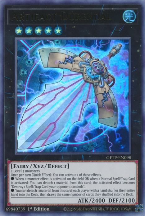 Artifact Durendal GFTP-EN098 card from Ghosts From the Past