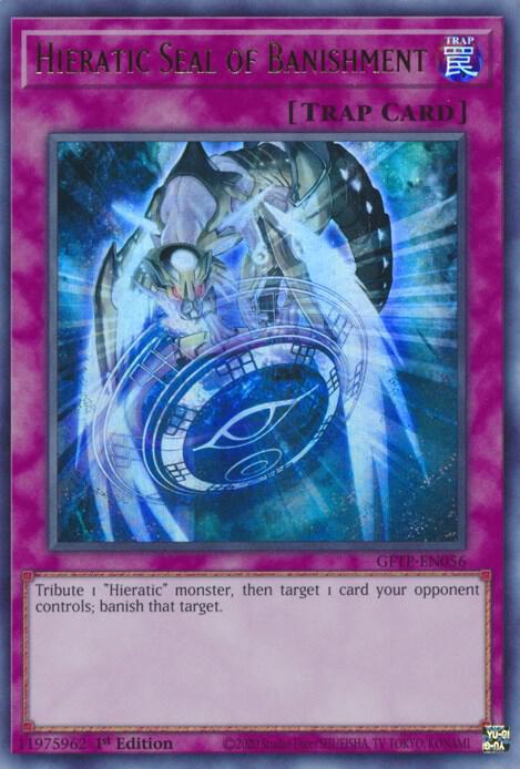 Hieratic Seal of Banishment GFTP-EN056 card from Ghosts From the Past
