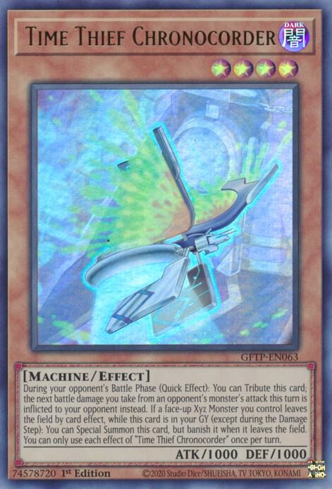 Time Thief Chronocorder GFTP-EN063 card from Ghosts From the Past