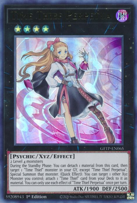 Time Thief Perpetua GFTP-EN065 card from Ghosts From the Past