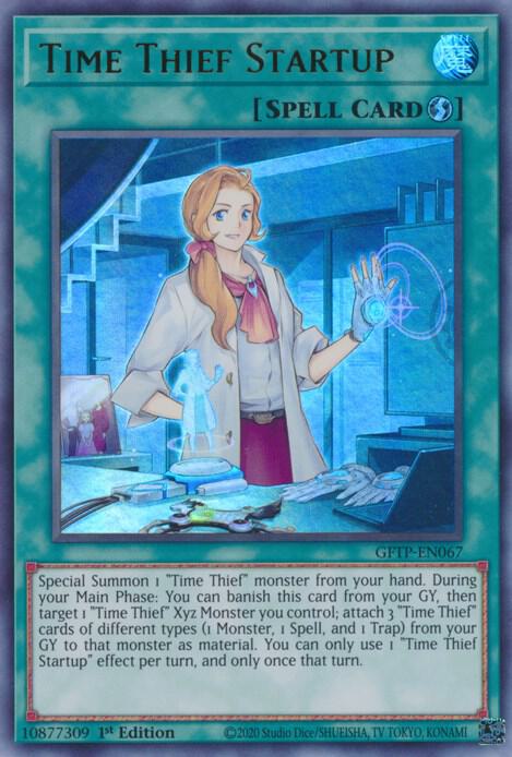Time Thief Startup GFTP-EN067 card from Ghosts From the Past