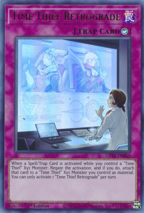 Time Thief Retrograde GFTP-EN069 card from Ghosts From the Past