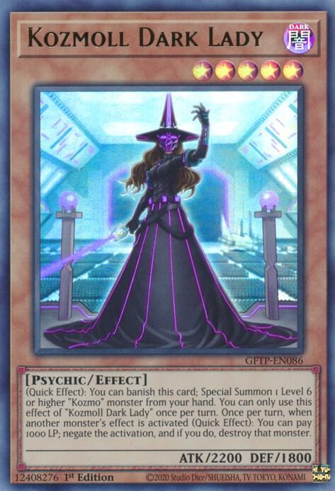 Kozmoll Dark Lady GFTP-EN086 card from Ghosts From the Past