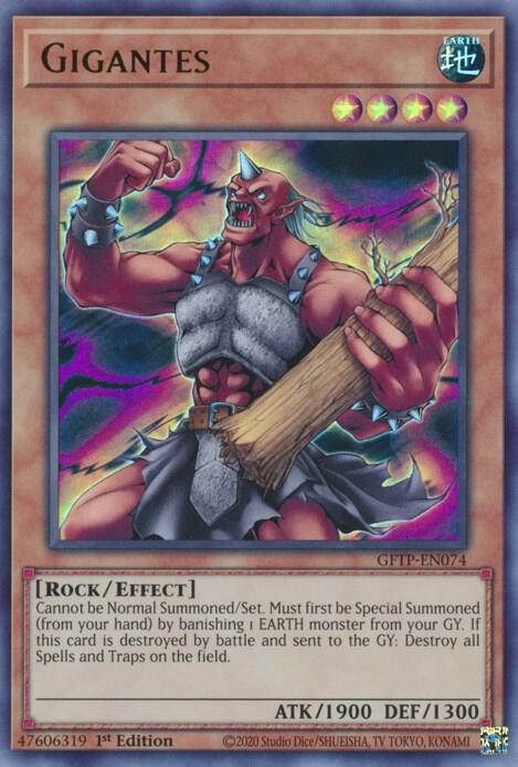 Gigantes GFTP-EN074 card from Ghosts From the Past