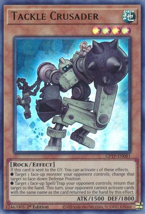 Tackle Crusader GFTP-EN081 card from Ghosts From the Past