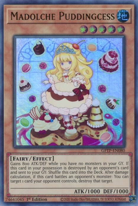 Madolche Puddingcess GFTP-EN080 card from Ghosts From the Past