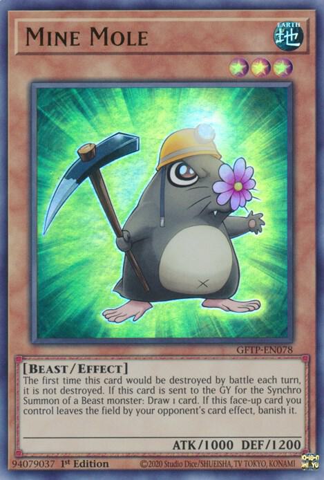 Mine Mole GFTP-EN078 card from Ghosts From the Past