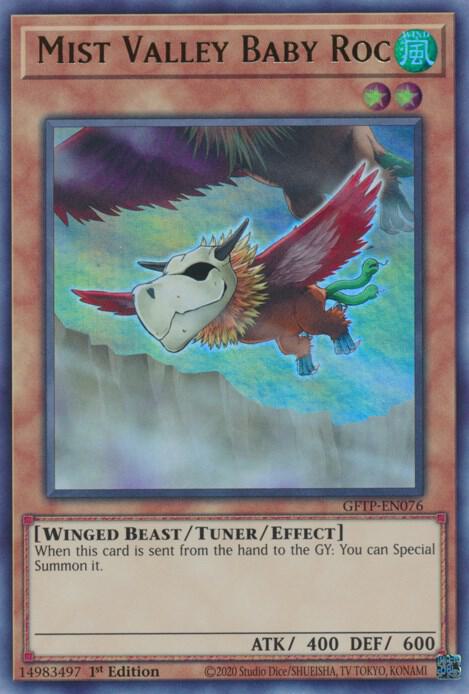 Mist Valley Baby Roc GFTP-EN076 card from Ghosts From the Past